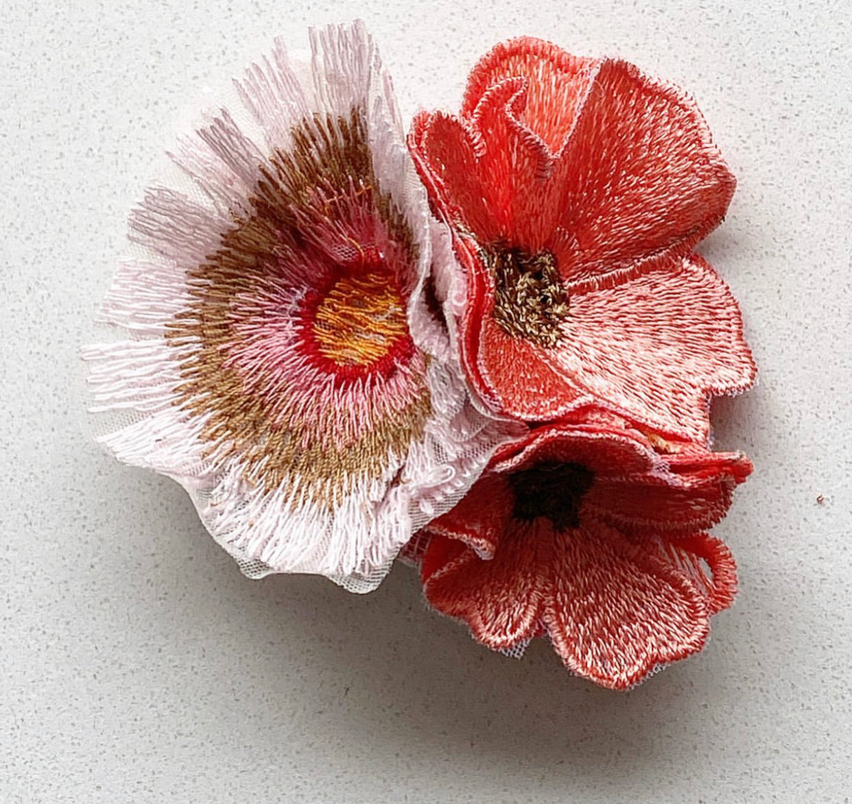 Coral posy