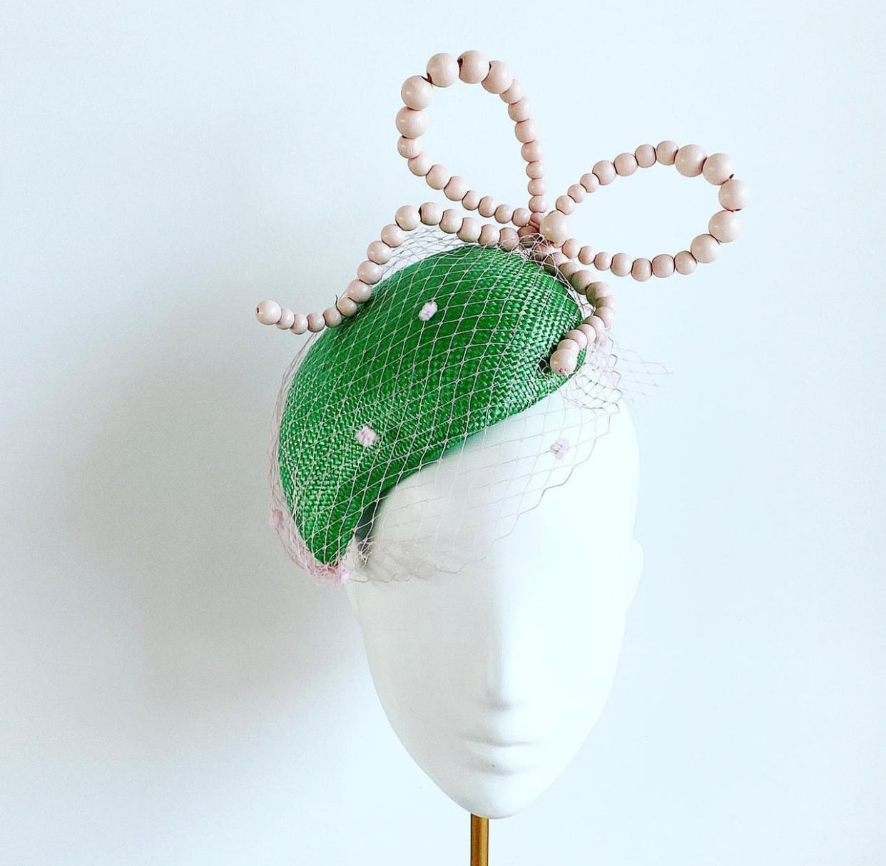 Beaded bow teardrop