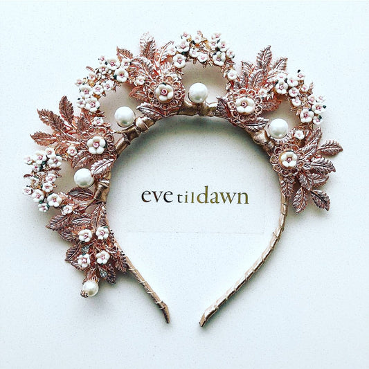 Rose gold crown